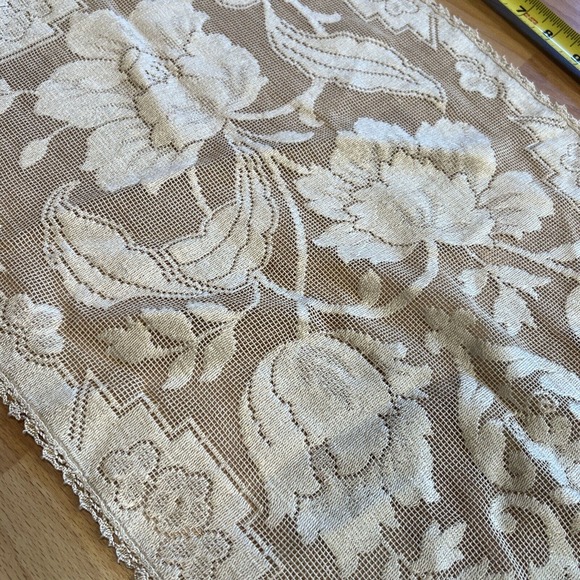 Antique Table Runner Doily handcrafted - measures 14" x 41" inches - Picture 4 of 4